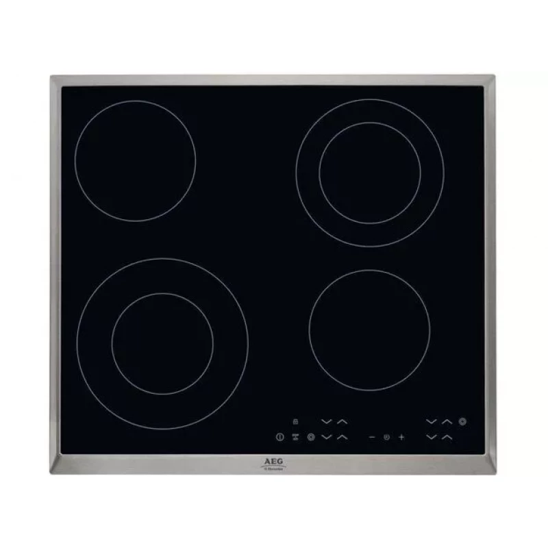 Встраиваемая электрическая варочная панель AEG HK634021XB, 6.3 kW, Чёрный