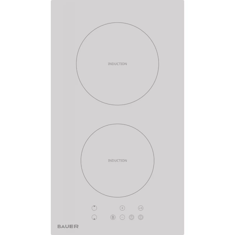 Встраиваемая электрическая варочная панель BAUER PI 3020T-Т1 (W), 3500 W, белый