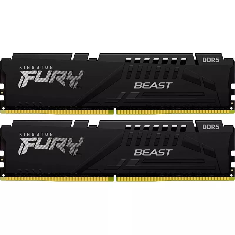 RAM KINGSTON 64GB DDR5-6000MHZ  FURY BEAST, KF560C36BBEK2-64