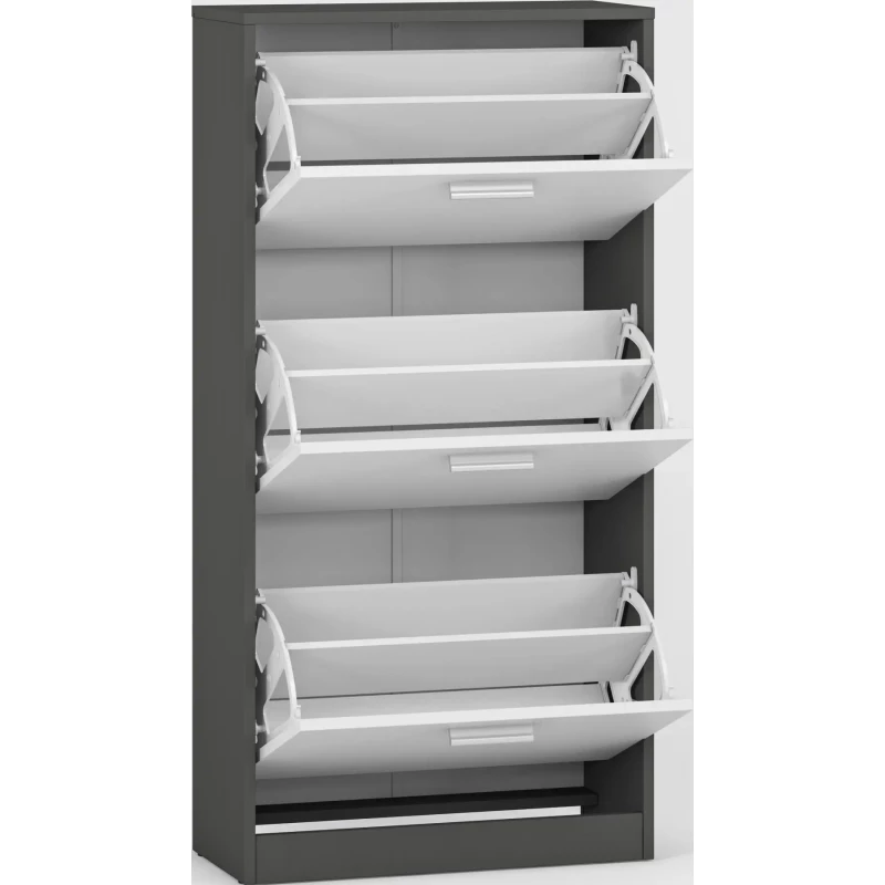 Тумба для обуви MP Brisbane grafit/alb