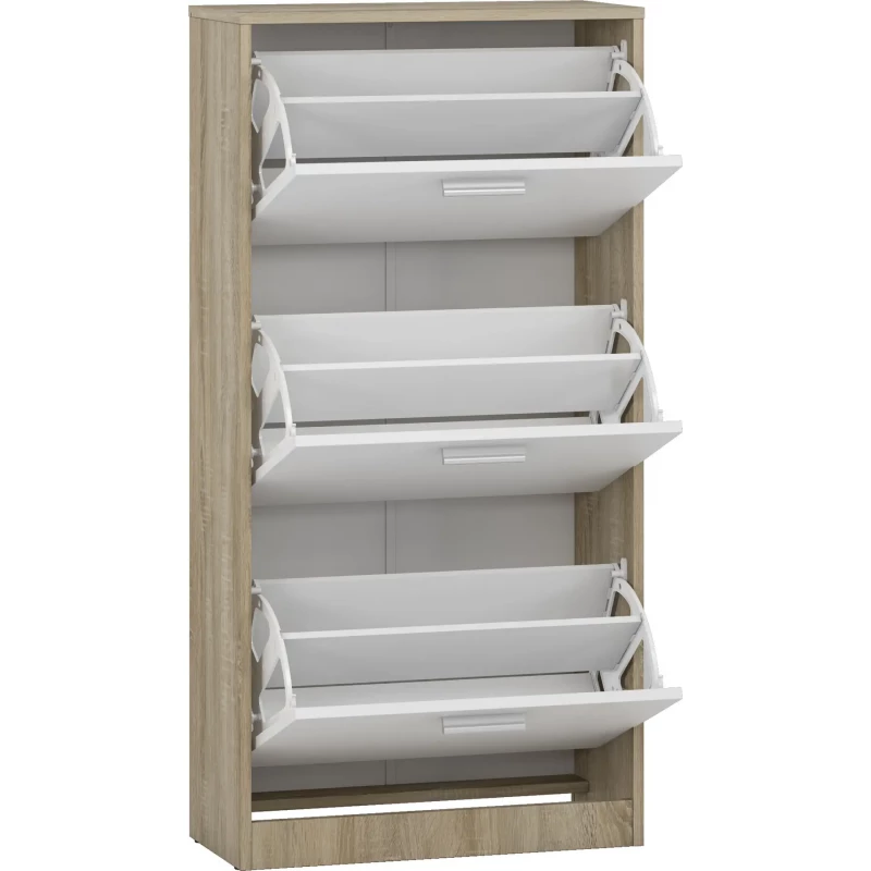 Тумба для обуви MP Brisbane stejar sonoma/alb