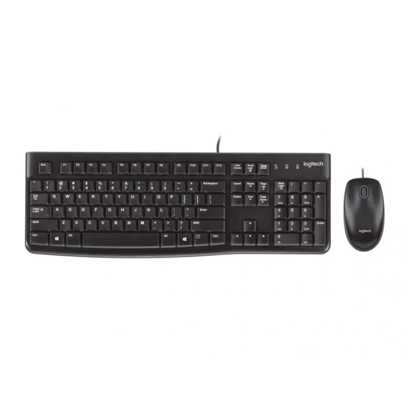 Kit (keyboard+mouse) LOGITECH MK120, USB, black