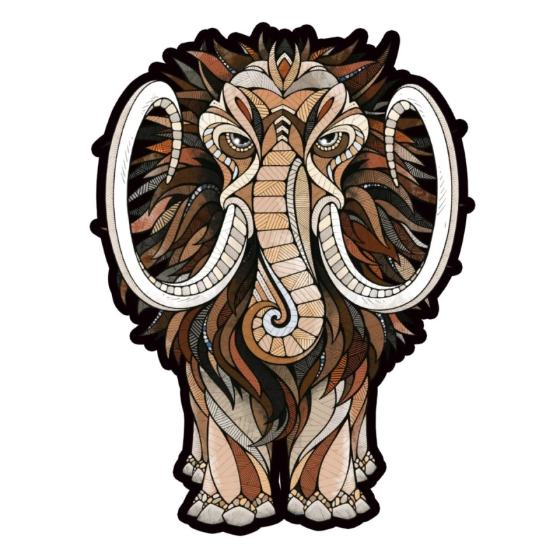 3D Puzzle DVCIT MASTODON S WOODEN BOX, 8+, 10x10x9.5