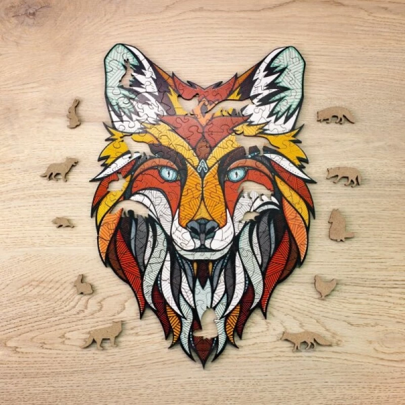 3D Puzzle DVCIT FOX S WOODEN BOX, 8+, 28 cm