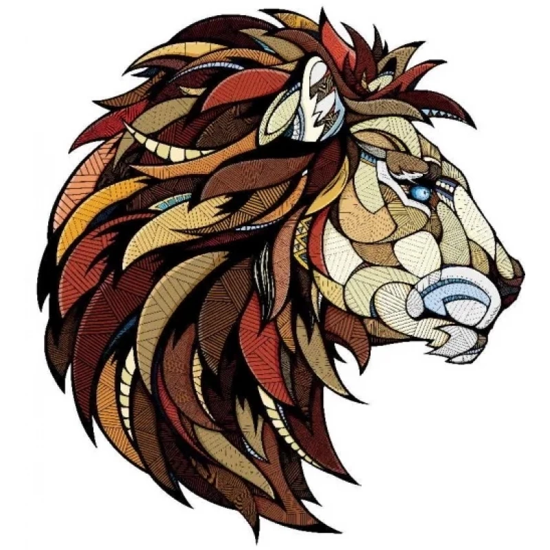 3D Puzzle DVCIT LION S WOODEN BOX, 8+, 21x19