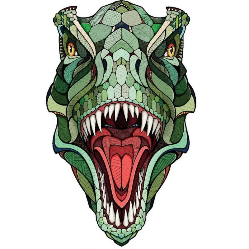 3D Puzzle DVCIT T-REX S WOODEN BOX, 8+, 28x17