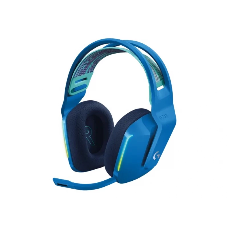 Gaming Casti LOGITECH GAMING HEADSET G733 LIGHTSPEED WIRELESS RGB, PRO-G 40MM, MICROPHONE PICKUP PATTERN: CARDIOID (UNIDIRECTIONAL), WIRELESS RANGE UP TO 20M, BLUE