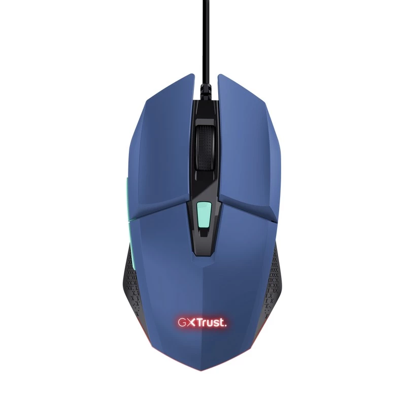 Gaming Mouse TRUST GXT 109B FELOX, 1.5 m USB, Blue