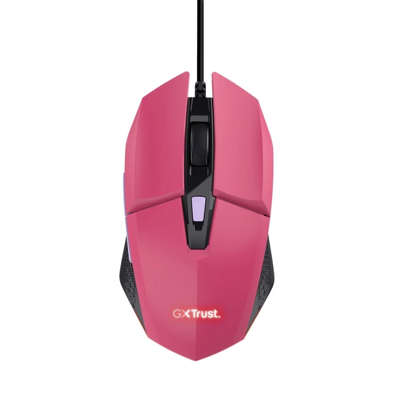 Gaming Mouse TRUST GXT 109P FELOX, 1.5 m USB, Pink