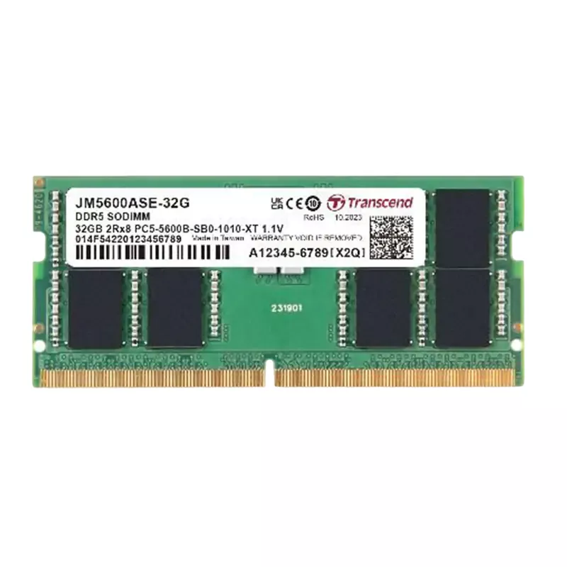 RAM TRANSCEND PC5-44800U, 32GB DDR5-5600MHz