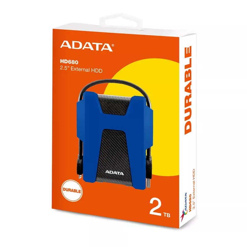 Hard disk extern ADATA HD680 2.0T BAHD680-2TU31-CBL, BLACK/BLUE
