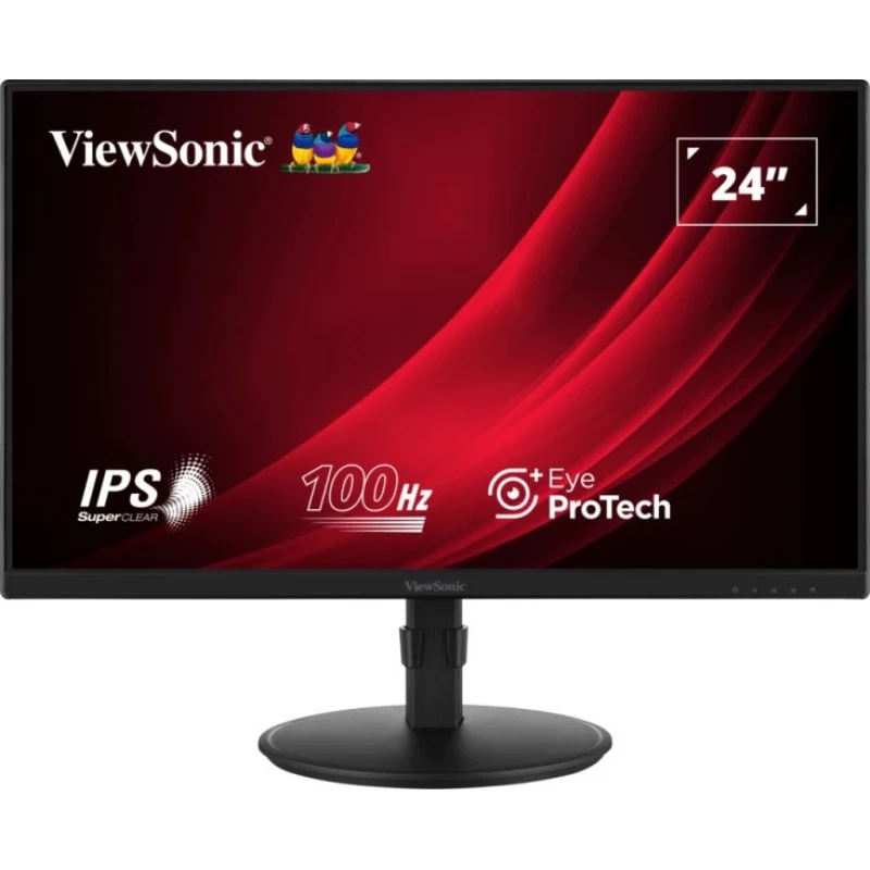 Monitor VIEWSONIC 23.8" IPS LED VA2408-HDJ, BLACK
