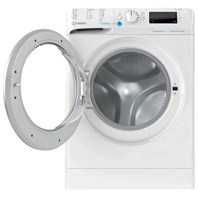 Стиральная машина Indesit BWSE 71295X WSV, Ingusta, 7 kg, Alb, B