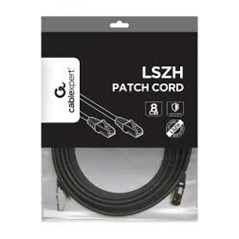 Patchcord Cablexpert PP8-LSZHCU-BK-5M, 5 m