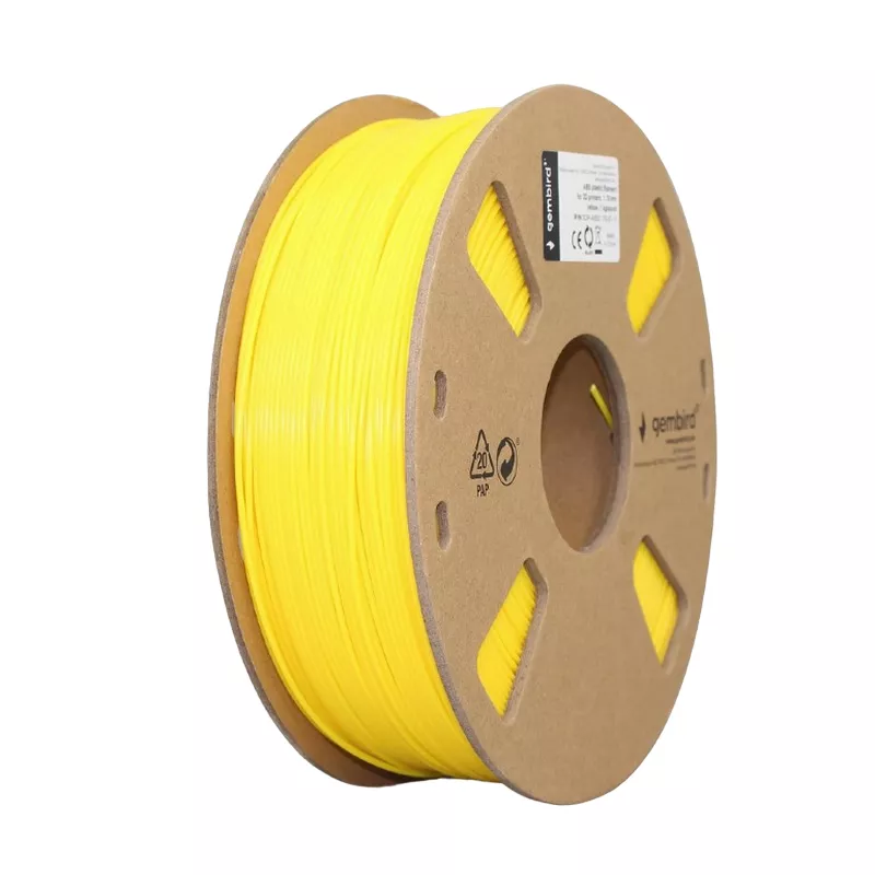 Filament GEMBIRD 3DP-ABS1.75-01-Y