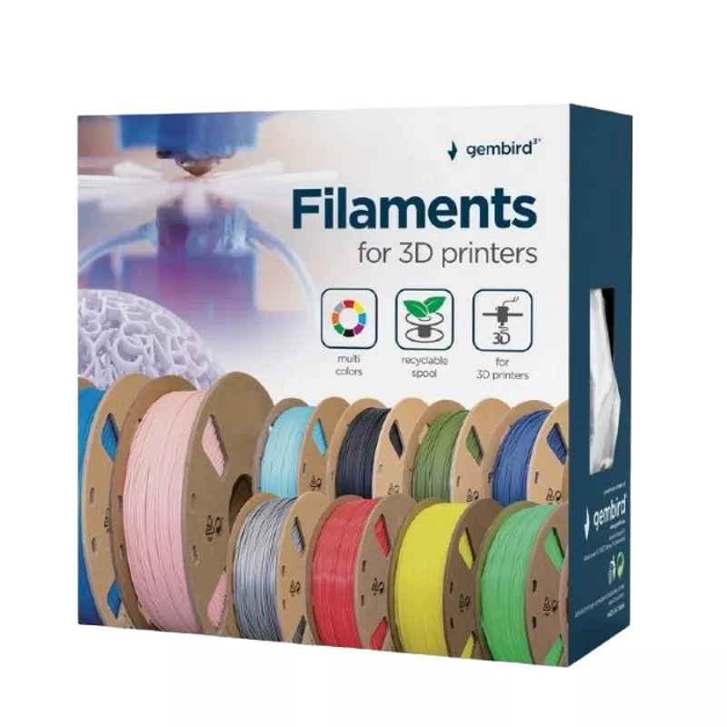 Филамент GEMBIRD 3DP-PETG1.75-01-G