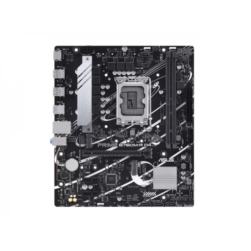 Placa de baza ASUS PRIME B760M-R D4, Micro-ATX, LGA 1700