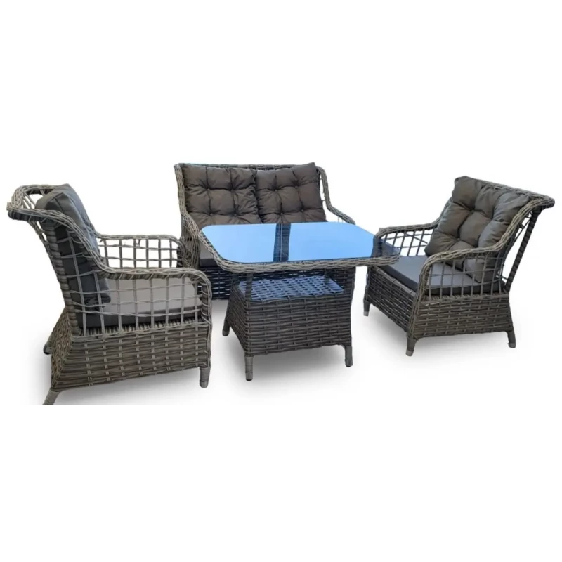 Set mobila de gradina MP Alaska small antracit