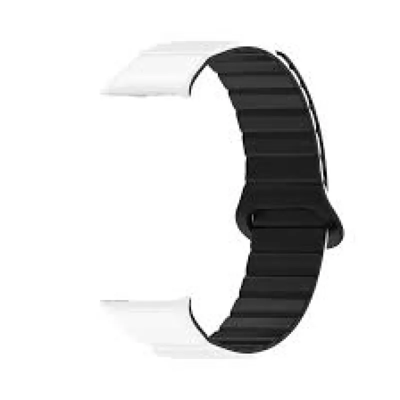 Bratara pentru ceas AMAZFIT STRAP MAGNETIC REDMI WATCH 4/BAND 8 PRO WHITE-BLACK