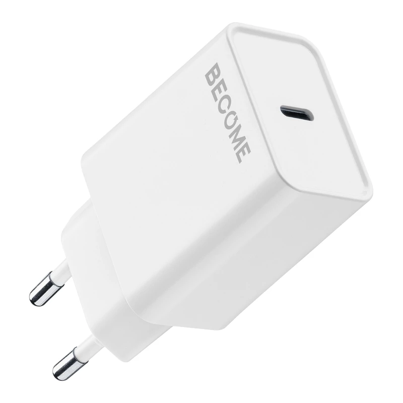 Incarcator Cellular Line WALL CHARGER, TYPE-C, 20W, BECOME, WHITE