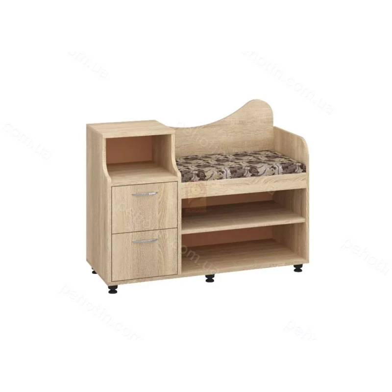 Тумба для обуви PEHOTIN Б-2 Дуб сонома/коричневый