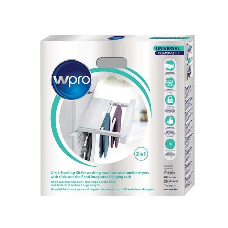 Kit suprapunere uscator si masina de spalat OEM UNIVERSAL PREMIUM STACKING KIT, FOR WM AND TD, WPRO