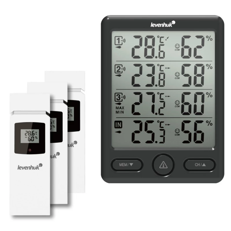 Termohigrometru Levenhuk WEZZER PLUS LP20 WEATHER STATION