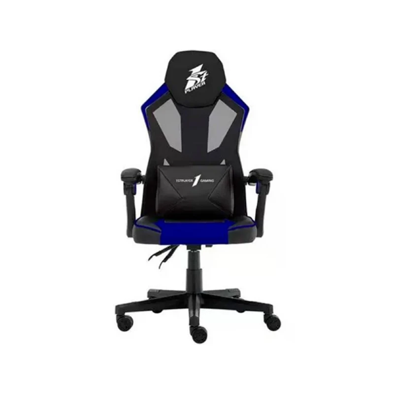 Fotoliu Gaming 1STPLAYER P01 BLACK&BLUE, 4 class Gaslift, 160 kg max