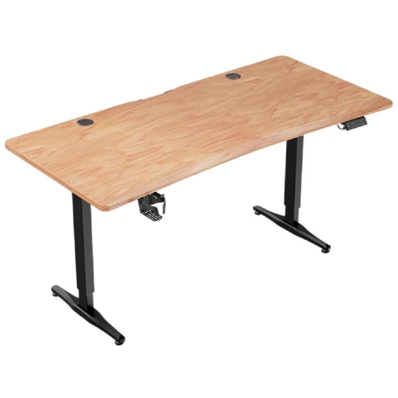 Masa gaming 1STPLAYER MOTORIZED GAMING DESK  MOTO-GT 1675, 72-117 CM ELECTRIC LIFT HEIGHT, INTELLIGENT HEIGHT MEMORY AND SEDENTARY REMINDER, MAX LOAD 80 KG, 25MM SOLID WOOD TABLETOP WITH BLISTER PROCESS,  ABRASION AND SCRATCH RESISTANT, ALUMINIUM LEGS, 160*75*(72