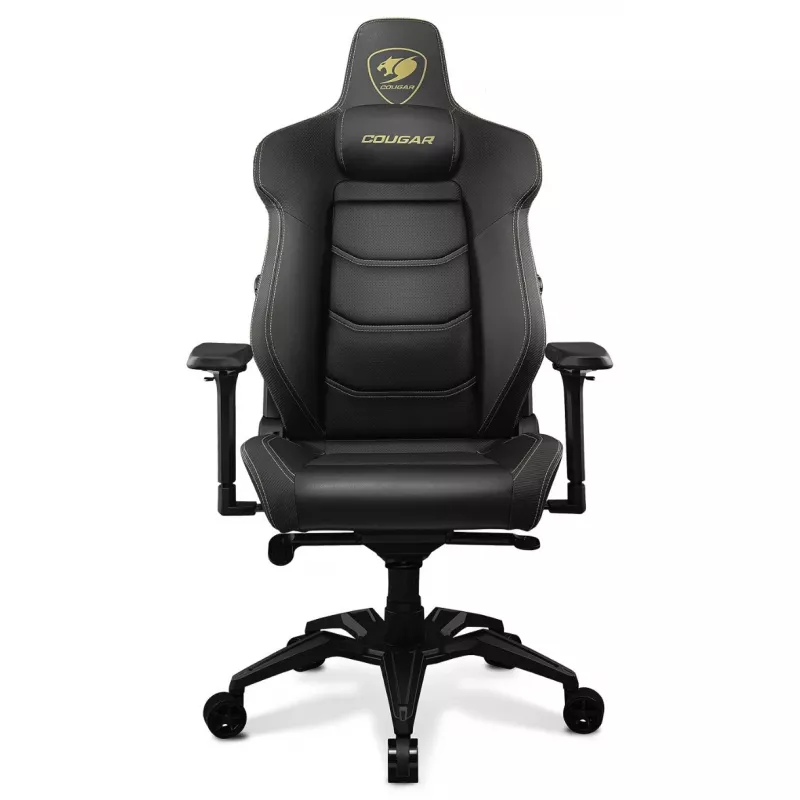 Fotoliu Gaming Cougar ARMOR EVO ROYAL BLACK/GOLD, User max load 160kg / 160-195cm