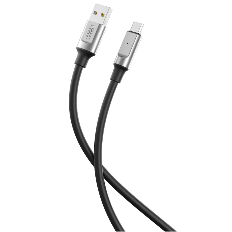 Cablu XO MICRO-USB, BRAINDED, NB251 6A, 1M, BLACK