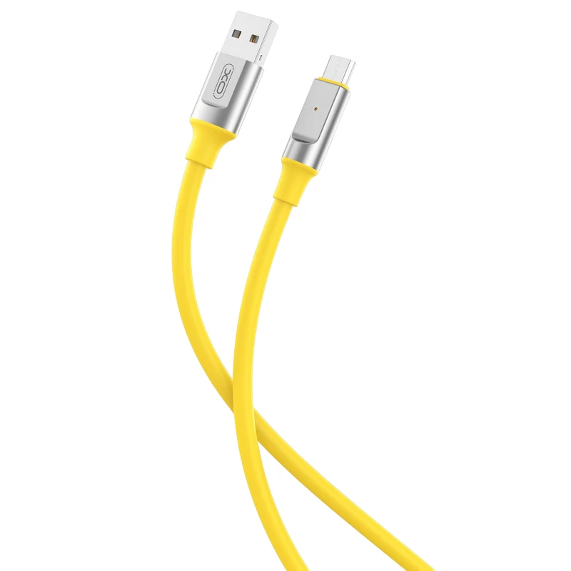 Cablu XO Micro-USB, Brainded, NB251 6A, 1M, Yellow