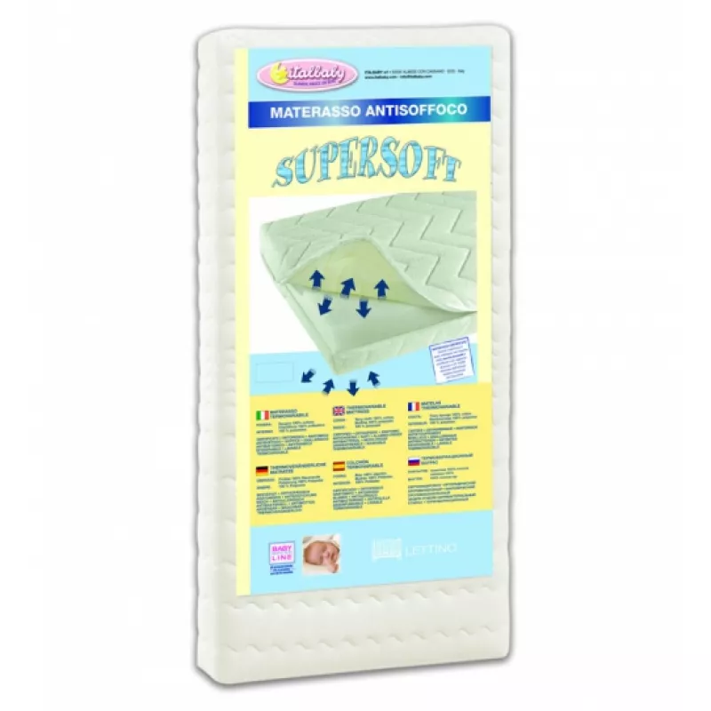 Матрас Italbaby
 Supersoft 63x125 см, 010.0920