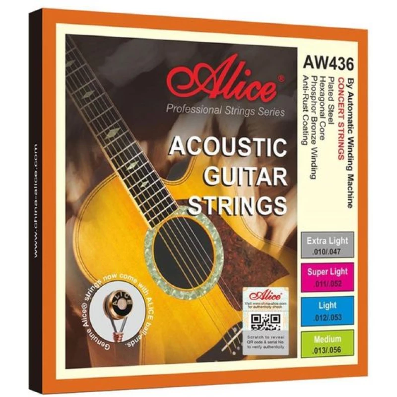 Set de corzi CM
 CHITARA ACUSTICA, LIGHT, ALICE AW436-L