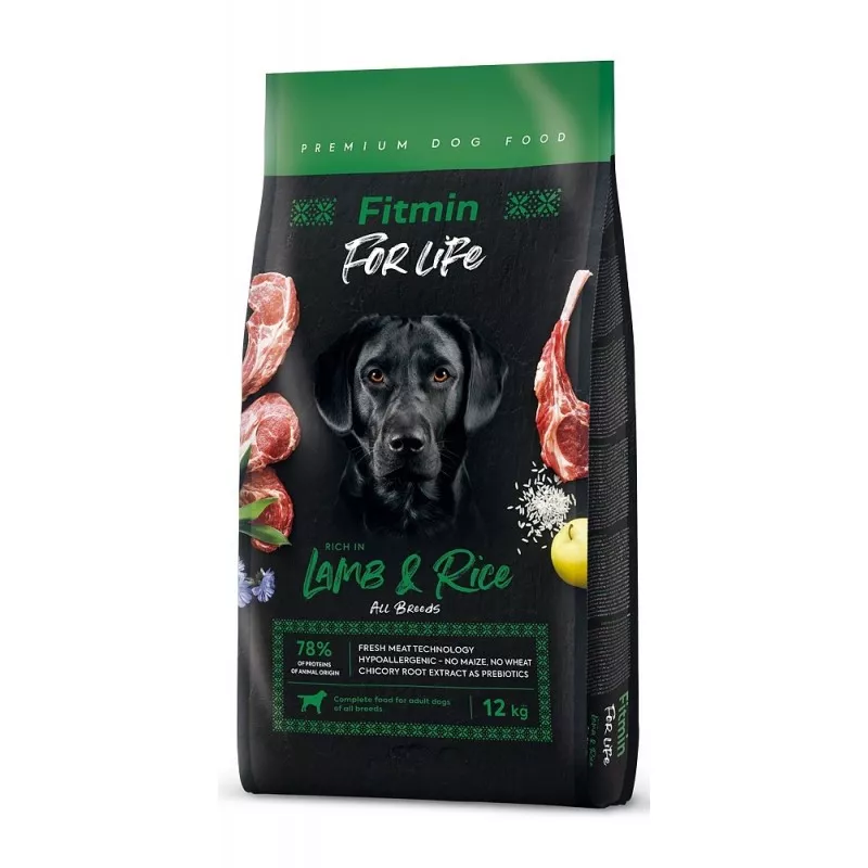 Hrana uscata Fitmin DOG FOR LIFE LAMB & RICE 2.5 KG