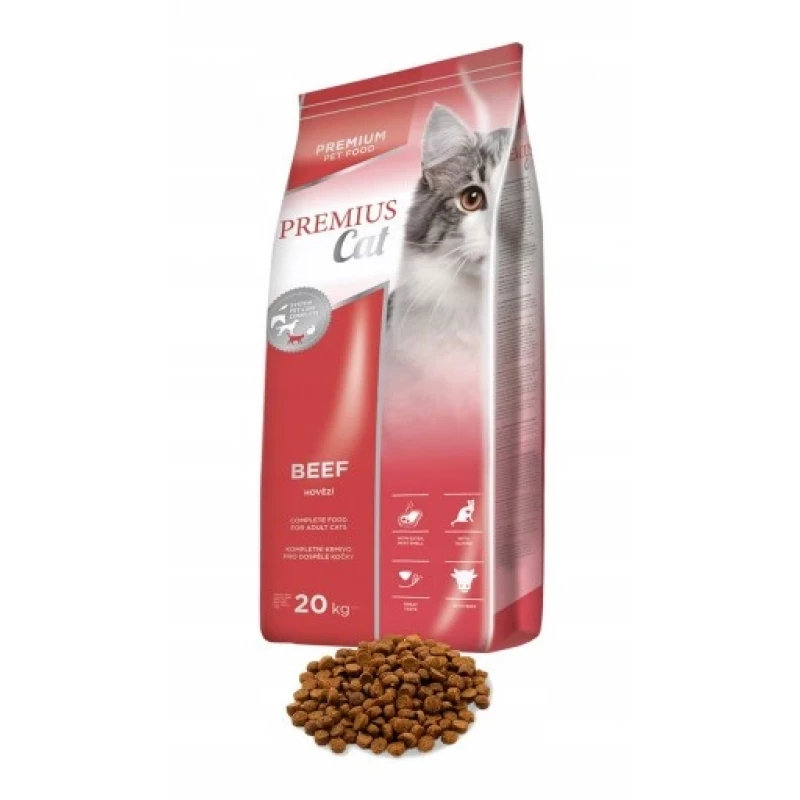 Hrana uscata Fitmin PREMIUS CAT BEEF 20 KG