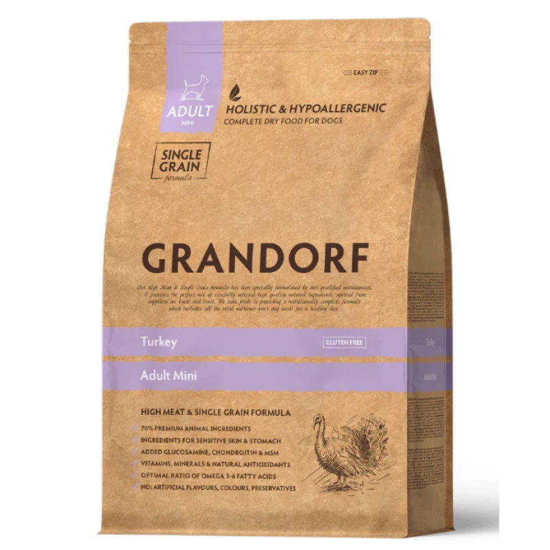 Сухой корм GRANDORF GRANDORF Turkey Adult Mini 3 KG
