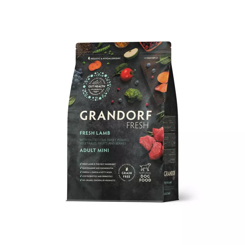 Hrana uscata GRANDORF FRESH LAMB ADULT MINI 1 KG