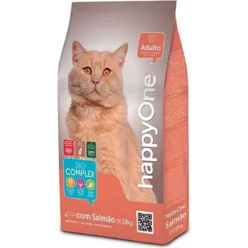 Hrana uscata HappyOne PENTRU PISICI ADULT SALMON, 10 kg