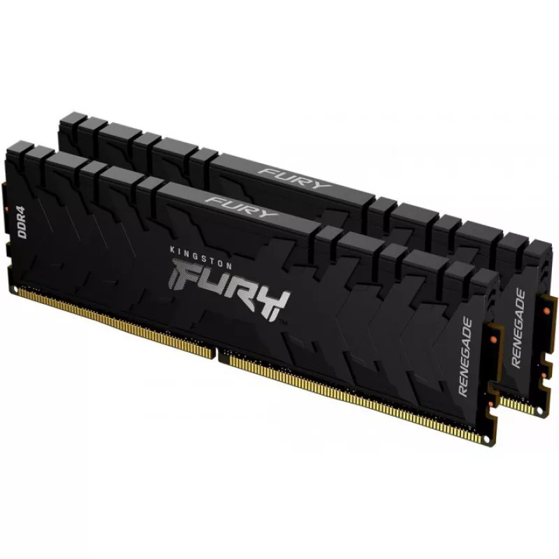 Модуль памяти KINGSTON 32GB (Kit of 2*16GB) DDR4-3600 Kingston FURY® Renegade DDR4, PC28800, CL16, 2Rx8, 1.35V, Symmetric BLACK Large heat spreader, Intel XMP Ready (Extreme Memory Profiles)