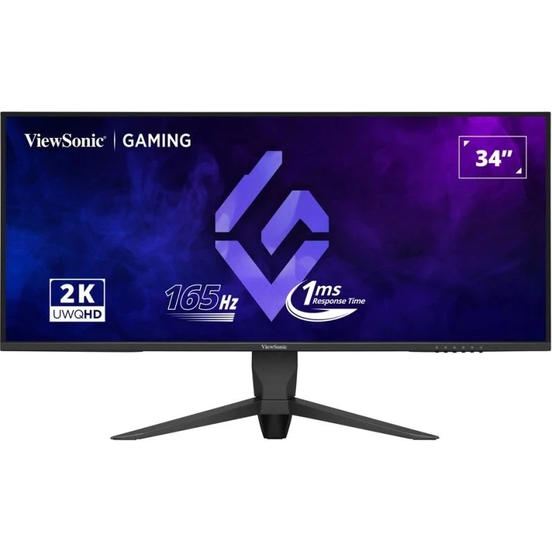 Monitor gaming VIEWSONIC 34.0"  VA LED VX3480-2K-PRO WIDE GAMING BLACK (1MS, 4000:1, 300CD, 21:9, 3440X1440, 178°/178°, HDMI2.0 X 2, DISPLAYPORT, 165HZ REFRESH RATE, AUDIO LINE-OUT, HEIGHT ADJUSTMENT, VESA)