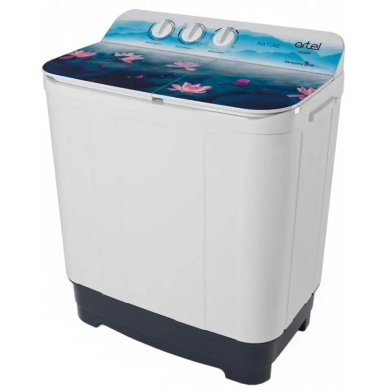 Стиральная машина полуавтомат ARTEL TG 50 P Nature 01, 5 кг, 1250 об/мин, 3 программы, Белый, А