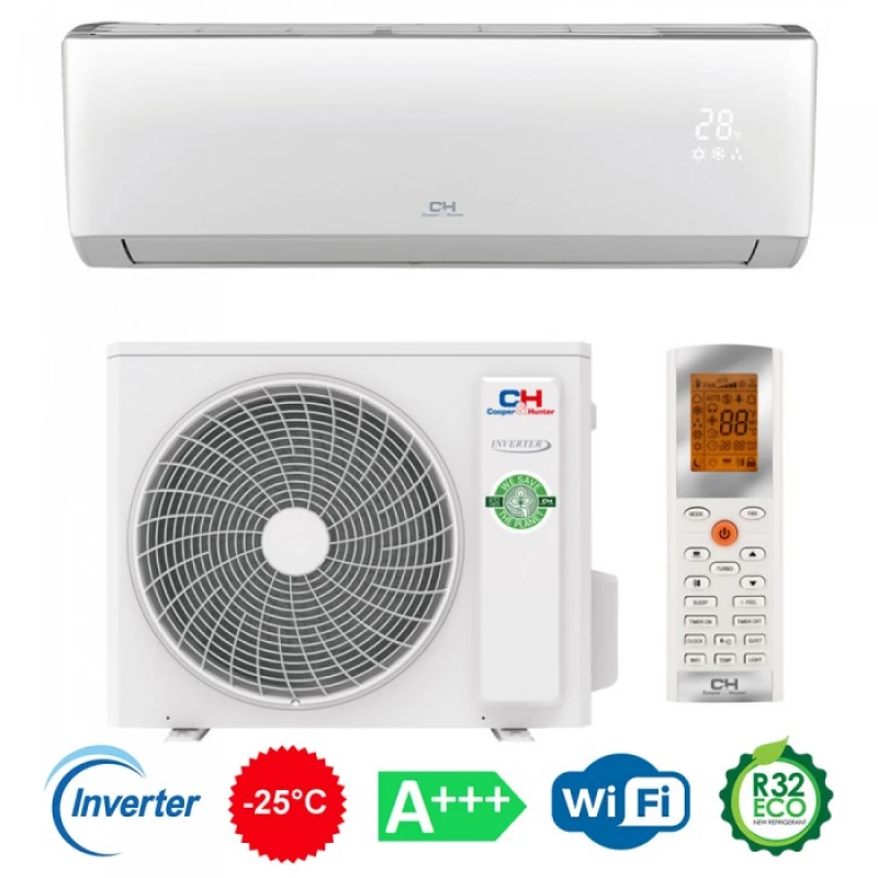 Кондиционер инверторный Cooper & Hunter CH-S09FTXQ2-NG, 9000 BTU, 25 m²