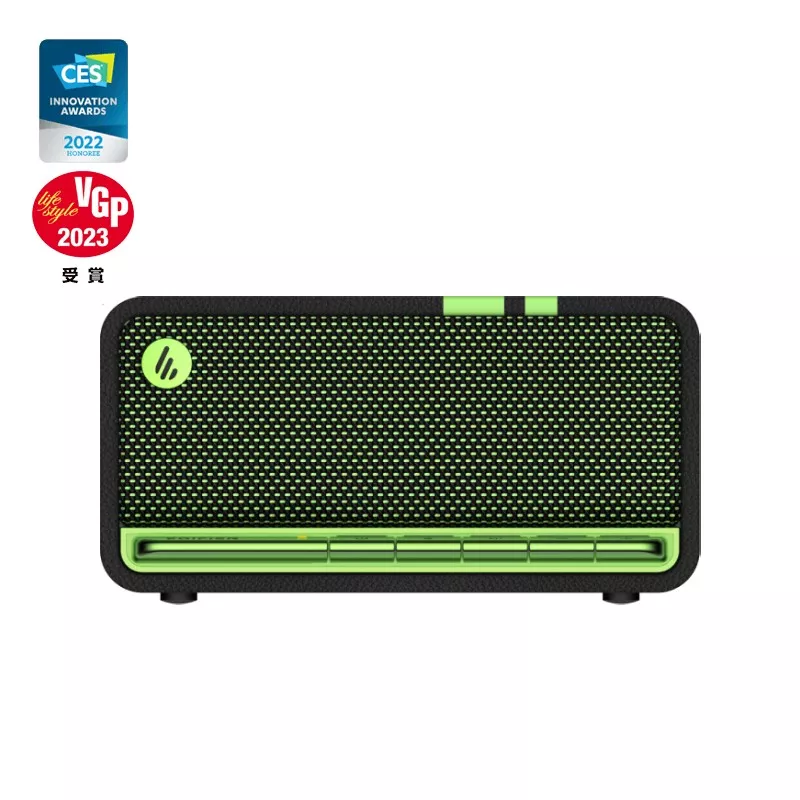 Колонка EDIFIER MP230 BLACK, PORTABLE TABLETOP BLUETOOTH SPEAKER, VINTAGE RADIOS CLASSIC DESIGN, 20W (2X10W) RMS, CLASS-D AMPLIFIER, BLUETOOTH 5.0, BATTERY CAPACITY 2500MAH, PIANO KEY BUTTONS, AUX, USB-C PORT AND TF CARD, DIMENSIONS (W X H X D)164X 84.3X