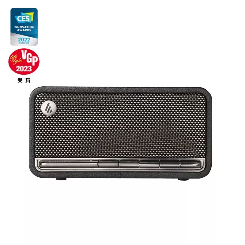 Boxa EDIFIER MP230 RETRO BLACK, PORTABLE TABLETOP BLUETOOTH SPEAKER, VINTAGE RADIOS CLASSIC DESIGN, 20W (2X10W) RMS, CLASS-D AMPLIFIER, BLUETOOTH 5.0, BATTERY CAPACITY 2500MAH, PIANO KEY BUTTONS, AUX, USB-C PORT AND TF CARD, DIMENSIONS (W X H X D)164X 84.