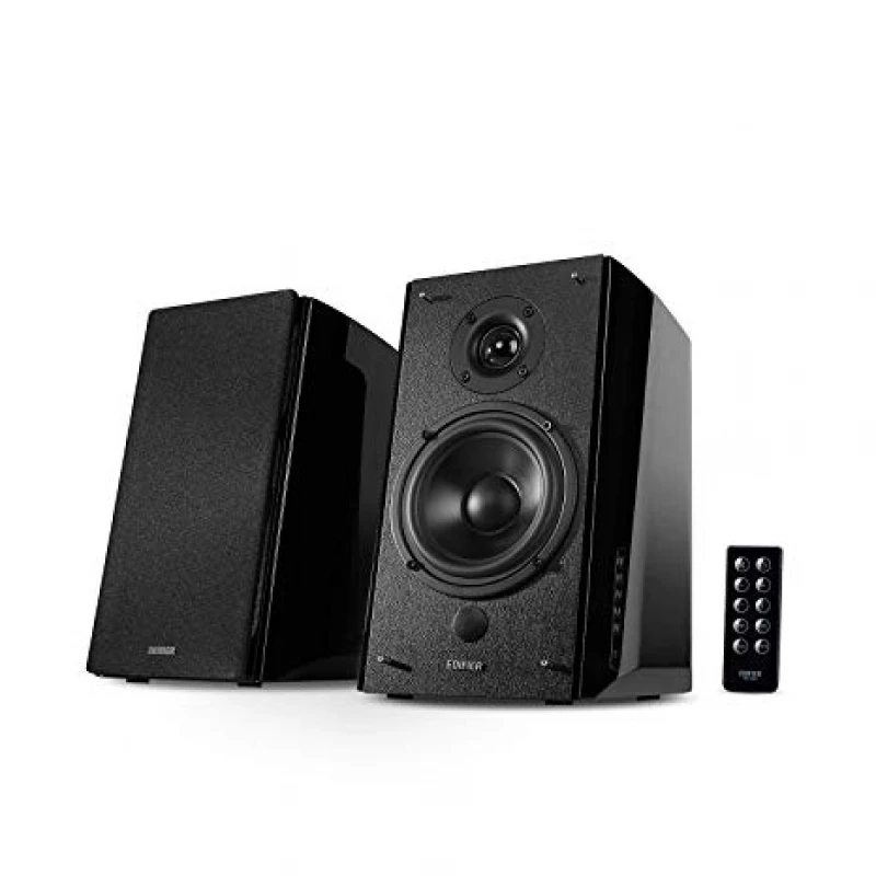 Колонка EDIFIER R2000DB BLACK, 2.0/ 120W (2X36W+2X24W) RMS, AUDIO IN: BLUETOOTH, RCA X2, PC, AUX, OPTICAL, COAXIAL, REMOTE CONTROL, ALL WOODEN, (5"+1")