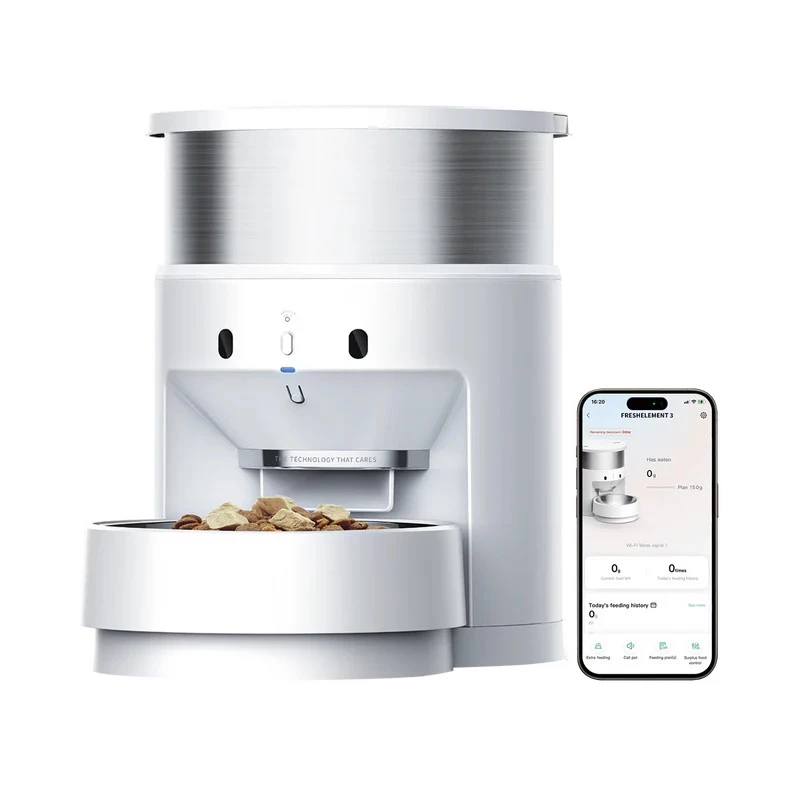 Кормушка для животных Petkit FRESH ELEMENT INFINITY - 3L SMART PET FEEDER, 304 STAINLESS STEEL, CAPACITY: 3L(1.57KG), NORMAL DRY FOOD, FREEZE DRIED FOOD, APP CONTROL, BUILT-IN RECHARGEABLE LITHIUM BATTERY LASTS 1 WEEK, CAPACITY: 2600MAH, PROXIMITY SENSOR, SIZE 337*223*286