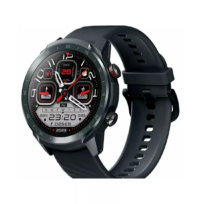 Smartwatch Mibro WATCH A2 BLACK, 1.39" HD TOUCH SCREEN, 2ATM, BLE5.3, DUAL-STRAPS, BT CALLING, SPO2, HEART RATE, STEPS, CALORIES, SLEEPING QUALITY TRACKING, SMART ALARM, DISTANCE DISPLAY, AVERAGE DAILY STEPS, TIME, WEATHER, NOTIFICATIONS, OPERATING TIME UP TO