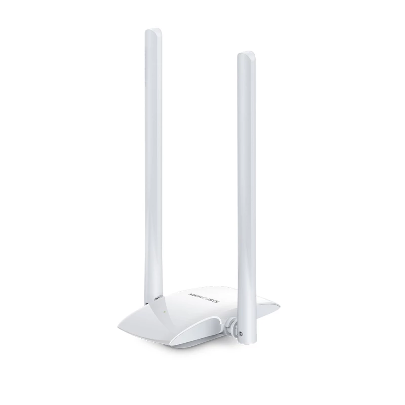 Adaptor wireless MERCUSYS MW300UH  N300 WIRELESS USB ADAPTER, 300MBPS ON 2.4GHZ, 802.11N/B/G, 2X2 MIMO, 2 EXTERNAL ANTENNAS