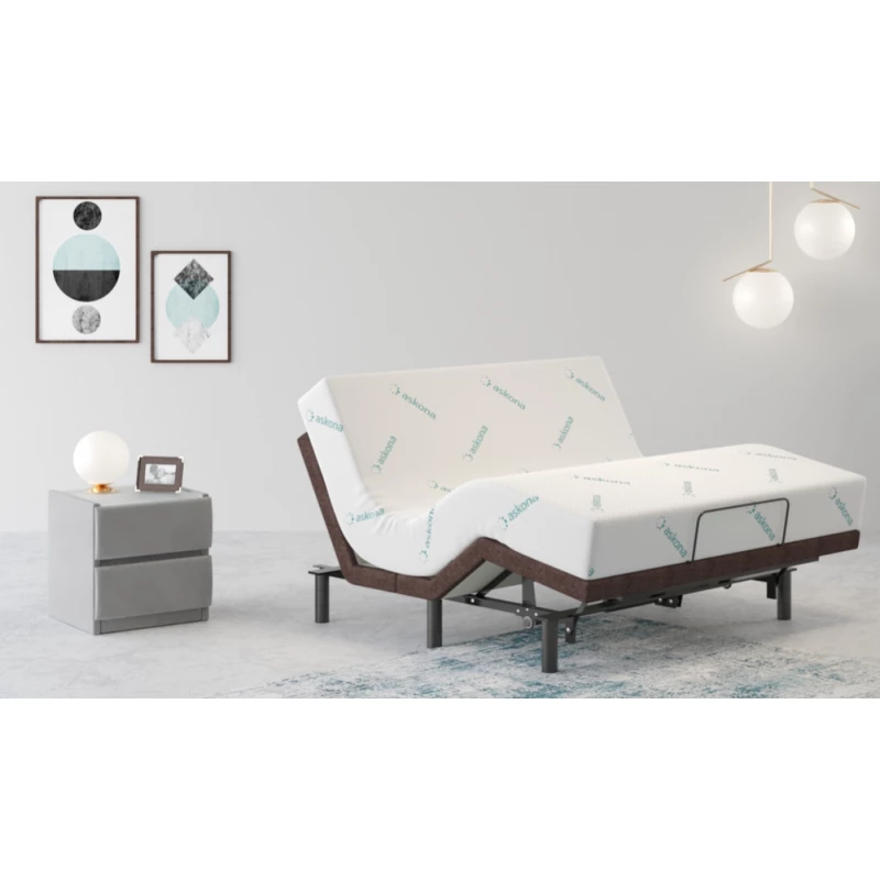 Lamele Askona ОСНОВАНИЕ ERGOMOTION 200*180 СЕРИЯ 450 ЧЕРНАЯ С МАССАЖ. ЭФФЕКТ.